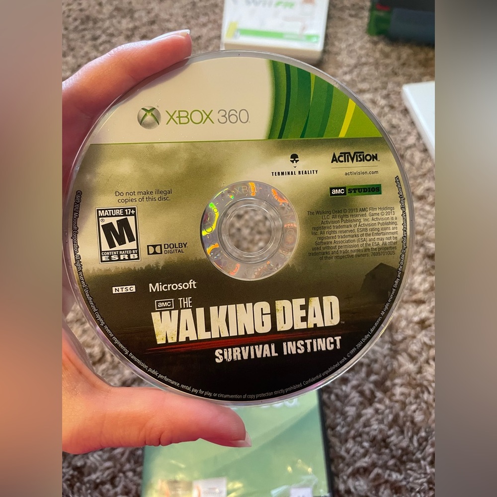 XBox 360 The Walking Dead Survival Instinct